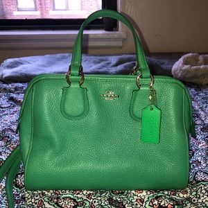 Green Coach Purse